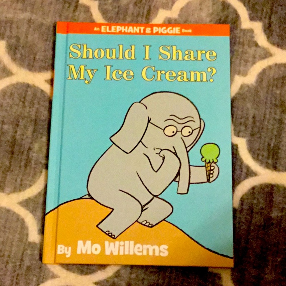 Should I Share My Ice Cream, an elephant and piggie book